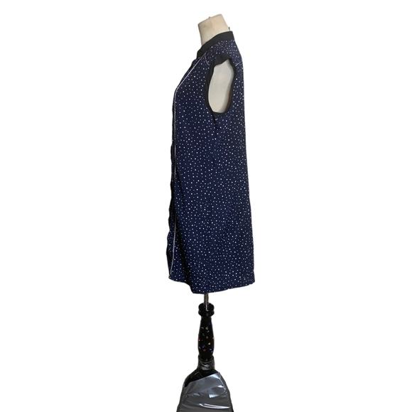 Jason Wu blue polka dots sleeveless dress size Medium - Picture 7 of 10